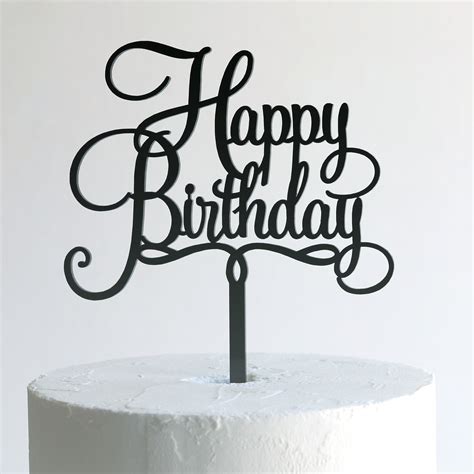 happy birthday banner cake topper|happy birthday cake topper layout.